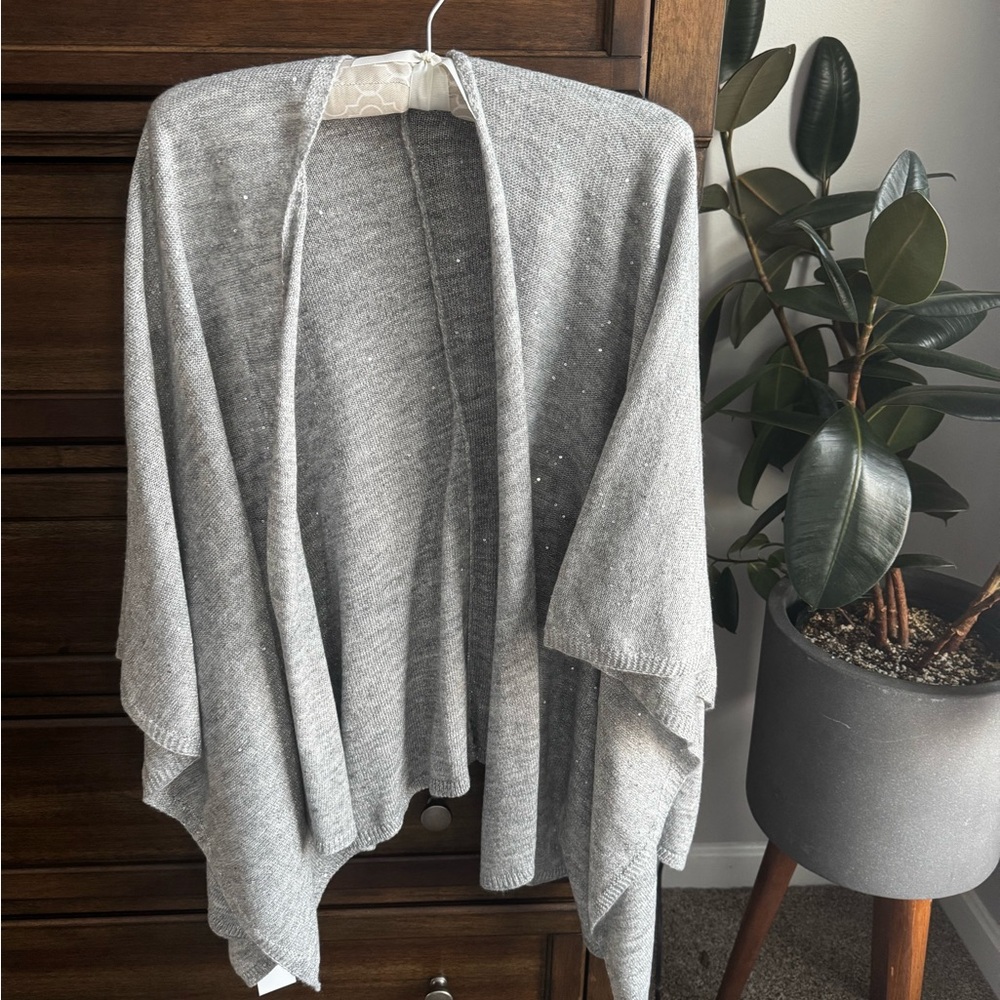 J. Crew Light Gray Women's Poncho